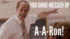 you've been schooled