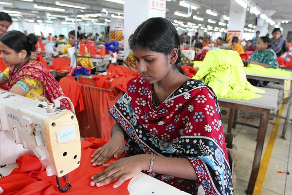 Factory workers in Bangladesh are essential to the fast fashion industry.