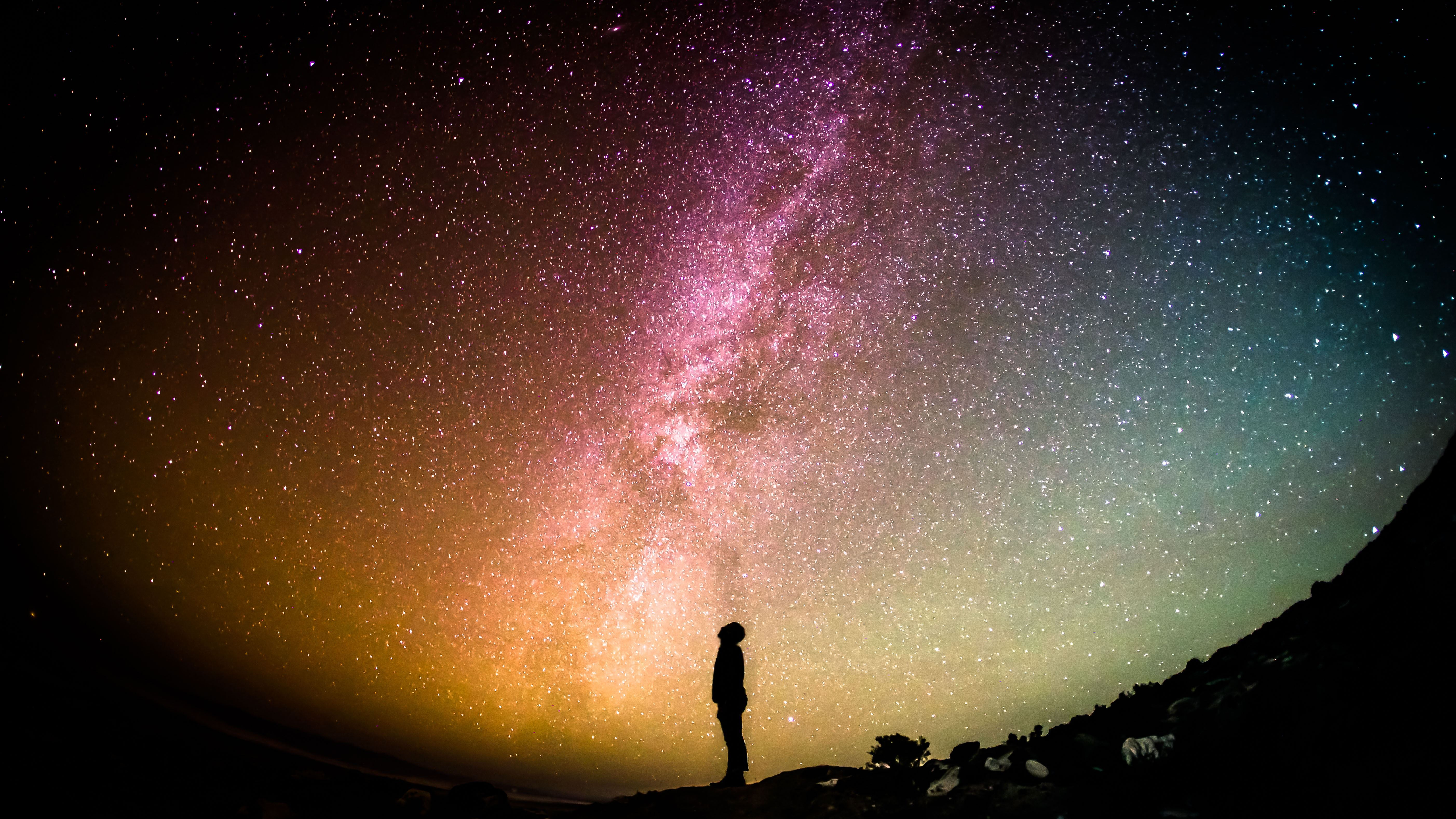 Looking up at the universe; we are part of an incredibly vast and sophisticated system.