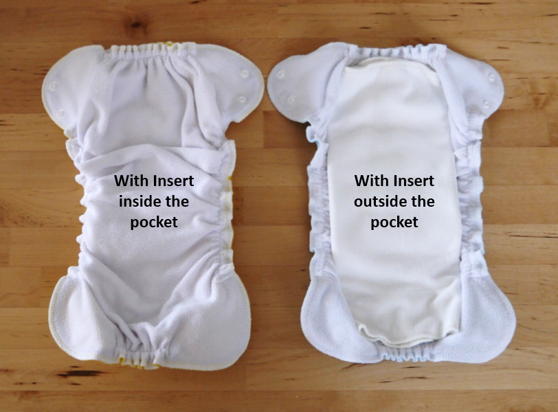 Pocket Cloth Diapers with insert in/out