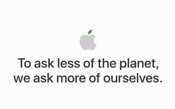 Consider Apple's Environmental Impact