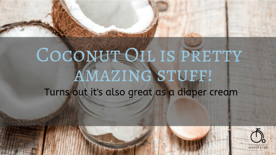 Coconut oil as diaper cream