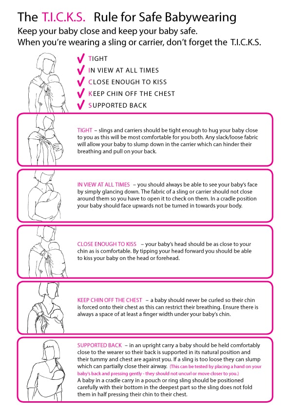 Safety Rules for Babywearing