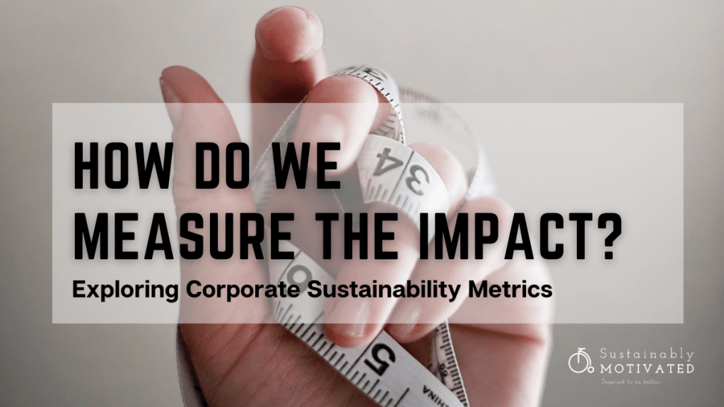 How Do We Measure The Impact? Exploring Corporate Sustainability Metrics.