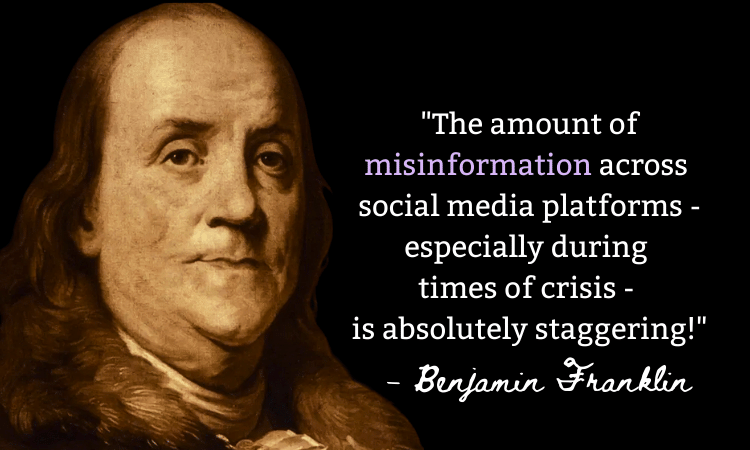 Benjamin Franklin Misinformation Quote