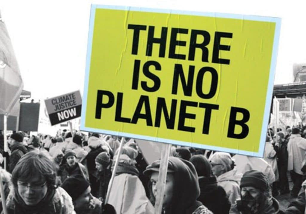 "There Is No Planet B," the environmental movement persists.
