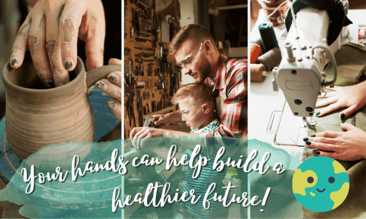 A lockdown DIY promotes a sustainable mindset and practices for building a healthier future. 