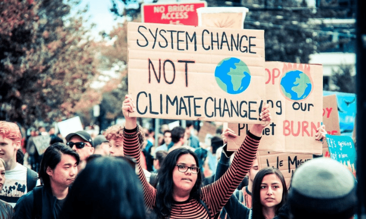 Genuine climate actions require us to to "change the system, not the planet."