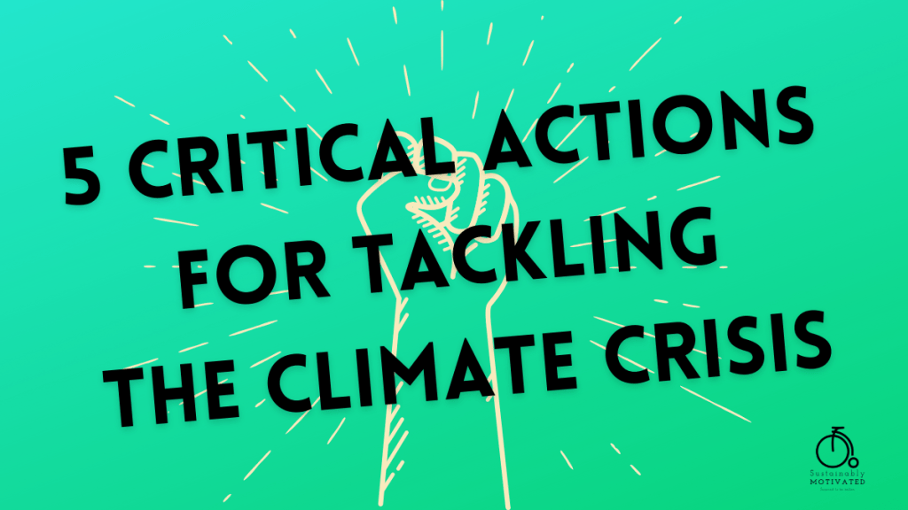 5 Critical Climate Actions For Tackling The Climate Emergency