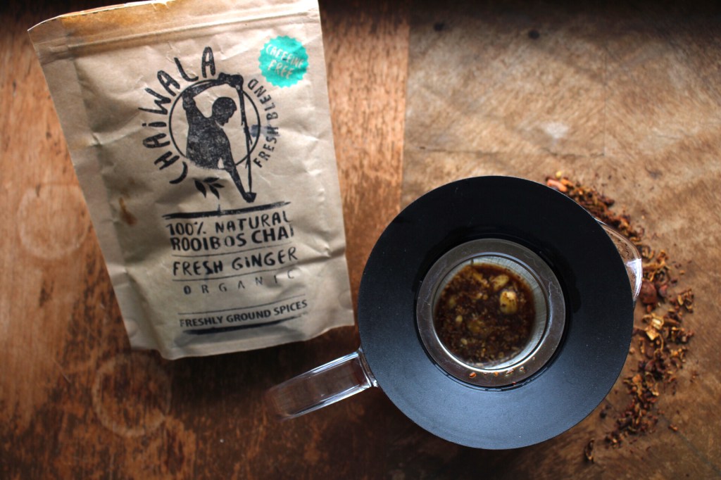 I personally love to support local breweries & tea shops. Chaiwala Chai's roobios chai is a favourite!